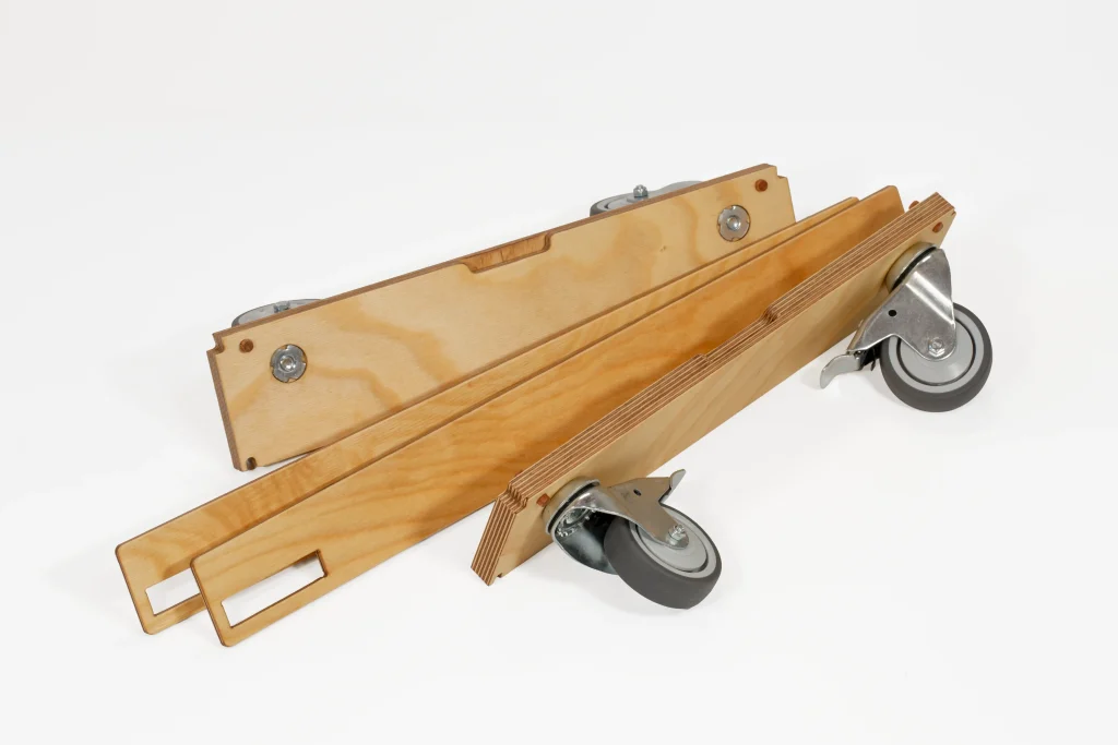 unmontierter Trolley für die FridayBOX